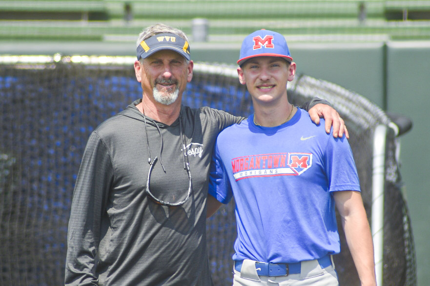 Coach Randy Mazey and his son Weston are cherishing the 2025 spring season together in a different way than in previous years